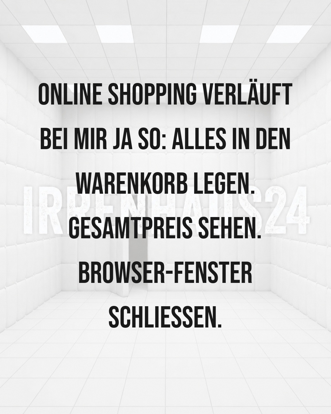 DER WAHRE ONLINE-SHOPPING-PROZESS