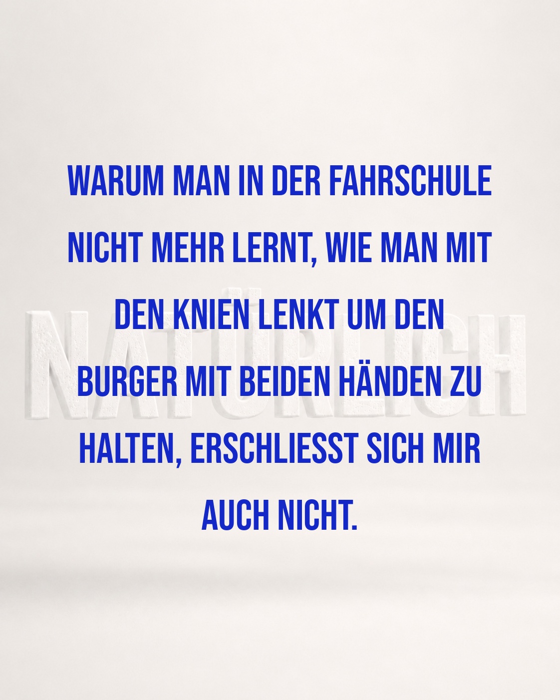 DIE VERGESSENE FAHRSCHULKUNST