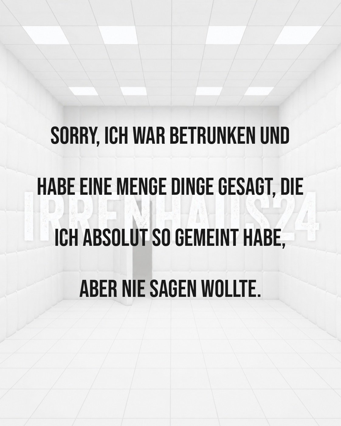 EHRLICHE WORTE NACH EINEM GLAS