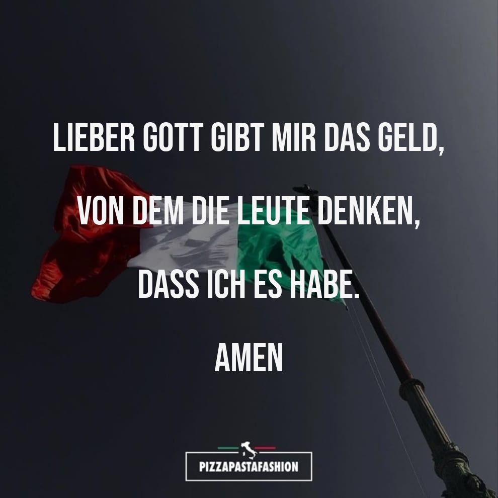 GELD UND GLAUBE: EIN WUNSCH