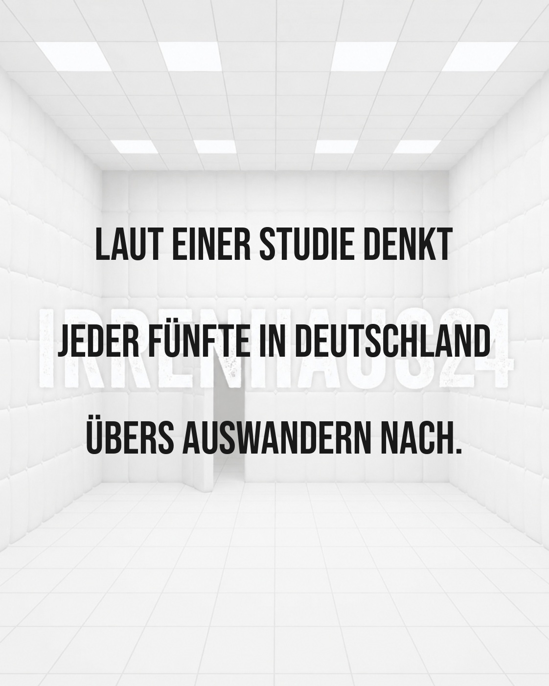 JEDER FÜNFTE WILL AUSWANDERN