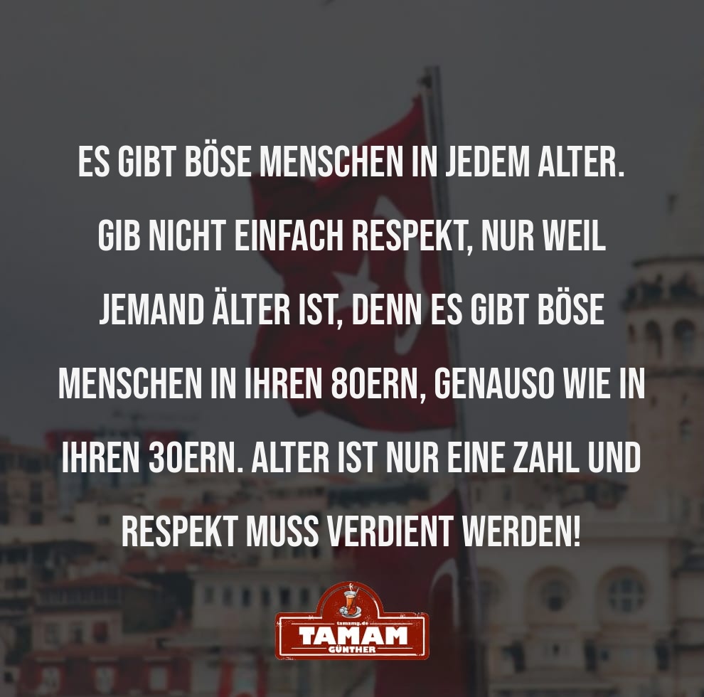 RESPEKT IST KEIN ALTERSSPIEL