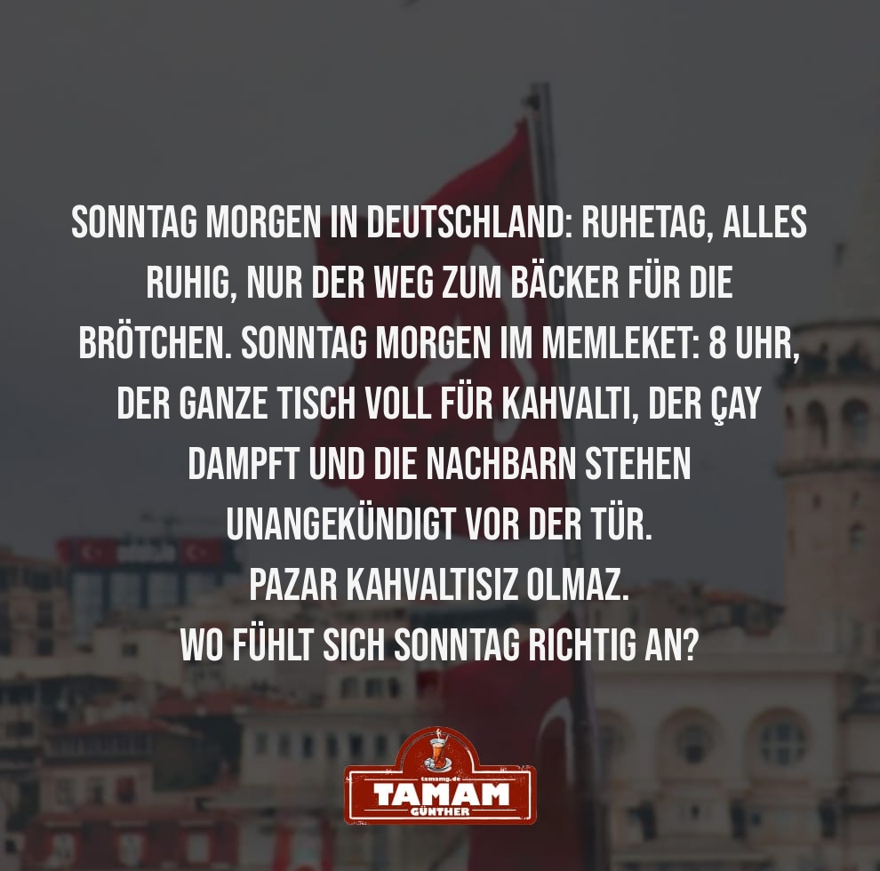SONNTAG: RUHETAG ODER FRÜHSTÜCKSFEIER?