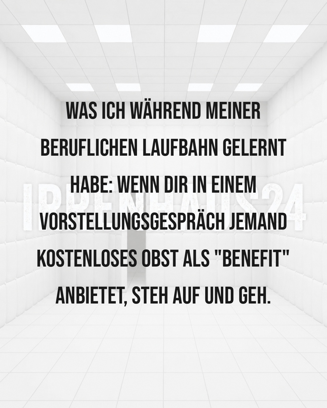 VORSICHT VOR FALSCHEN BENEFITS IM JOB