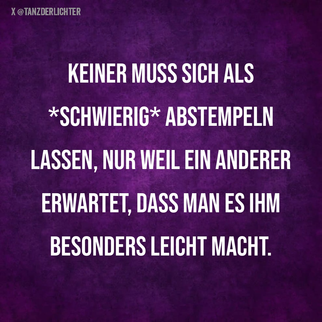 WARUM WIR UNS NICHT ANPASSEN SOLLTEN