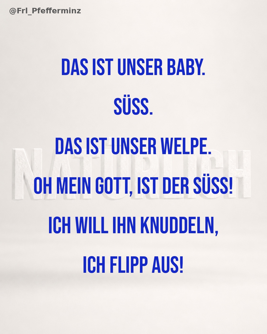 DER UNTERSCHIED ZWISCHEN BABY UND WELPE